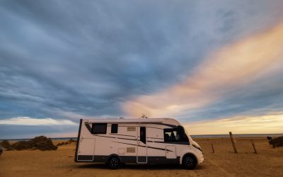 Cinco arenales vírgenes y un camping autosostenible