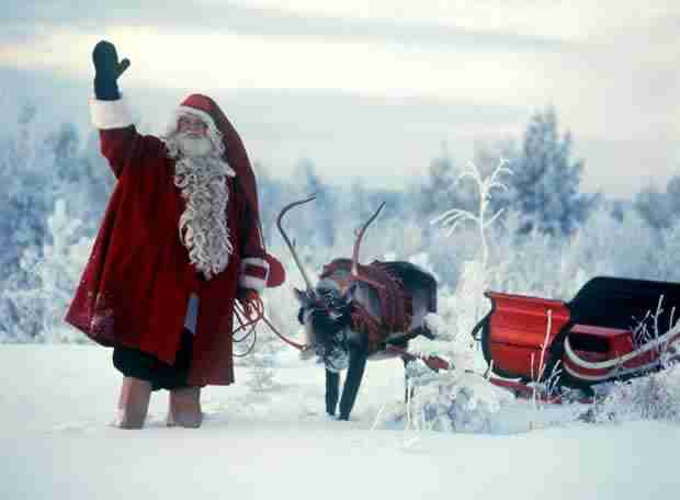 Visita a Papá Noel en autocaravanna