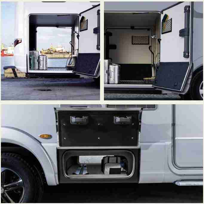 fotos e imagenes interior Hymer clase B masterline