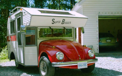 VW Beetle pick-up camper o un escarabajo convertido en Food Truck