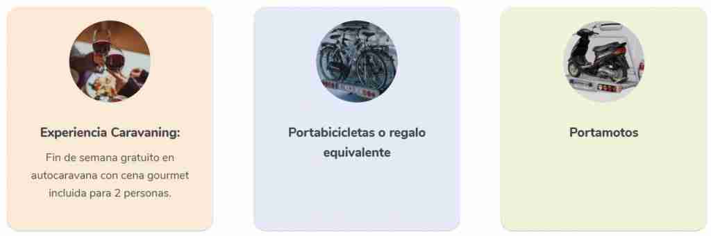 Sorteos previsto para la Quincena del Caravaning