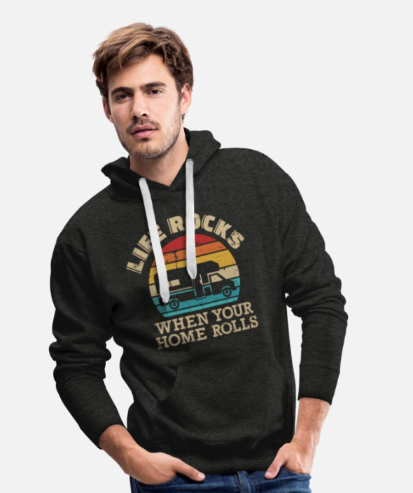 Ropa con temática van life (aficionados a vivir sobre ruedas)