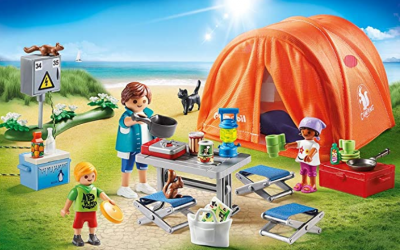 tienda de campaña playmobil