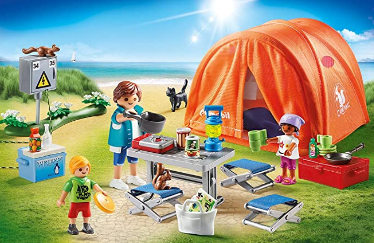 tienda de campaña playmobil