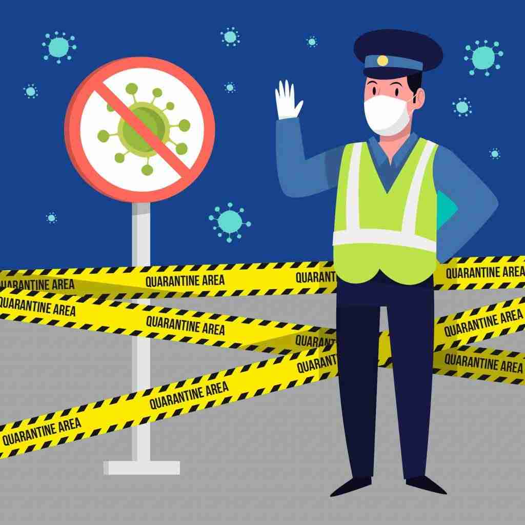 policia alto navida 2020 covid