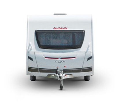caravana 495 QSK Dethleffs C'Go para famillias de 4 o más