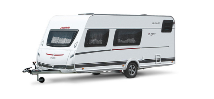 caravana familiar con cama doble y litera 495 QSK Dethleffs C'Go