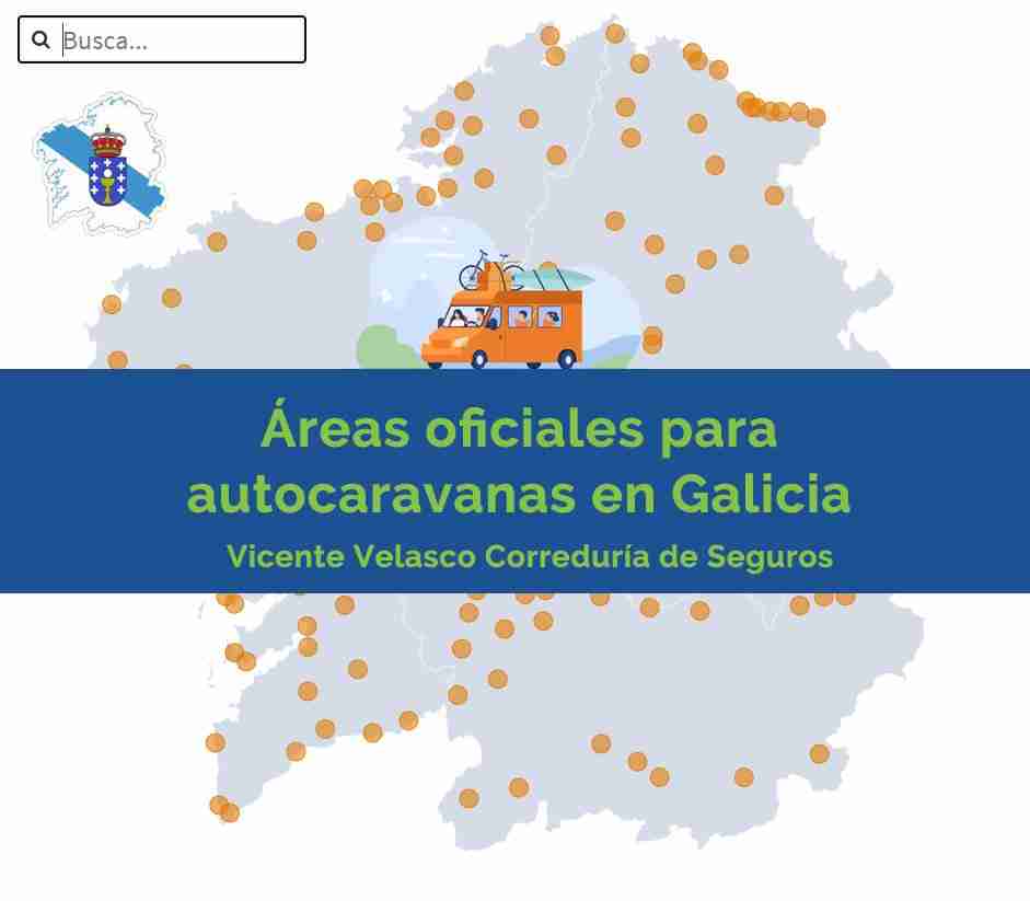 ¿Cuáles son la áreas OFICIALES para autocaravanas en Galicia?
