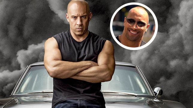 Polémica en la autocaravana entre Vin Diesel y Dwayne Johnson