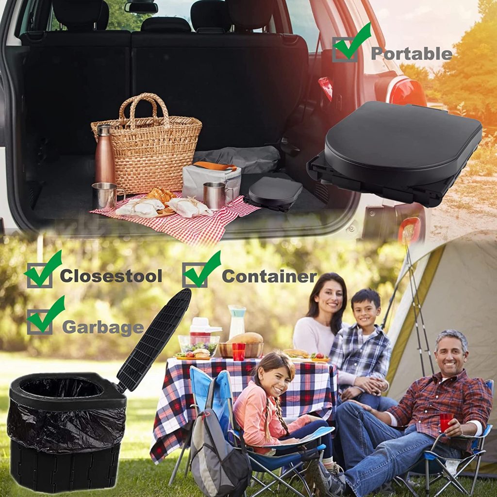 Indoro Portátil, WC Portatil, Inodoro para Camping | ideas para furgoneteros y amantes del camping